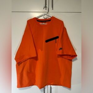 Nike Sportswear Tech Fleece Men's 3XL-T Oversized T-Shirt Orange CZ3503-837